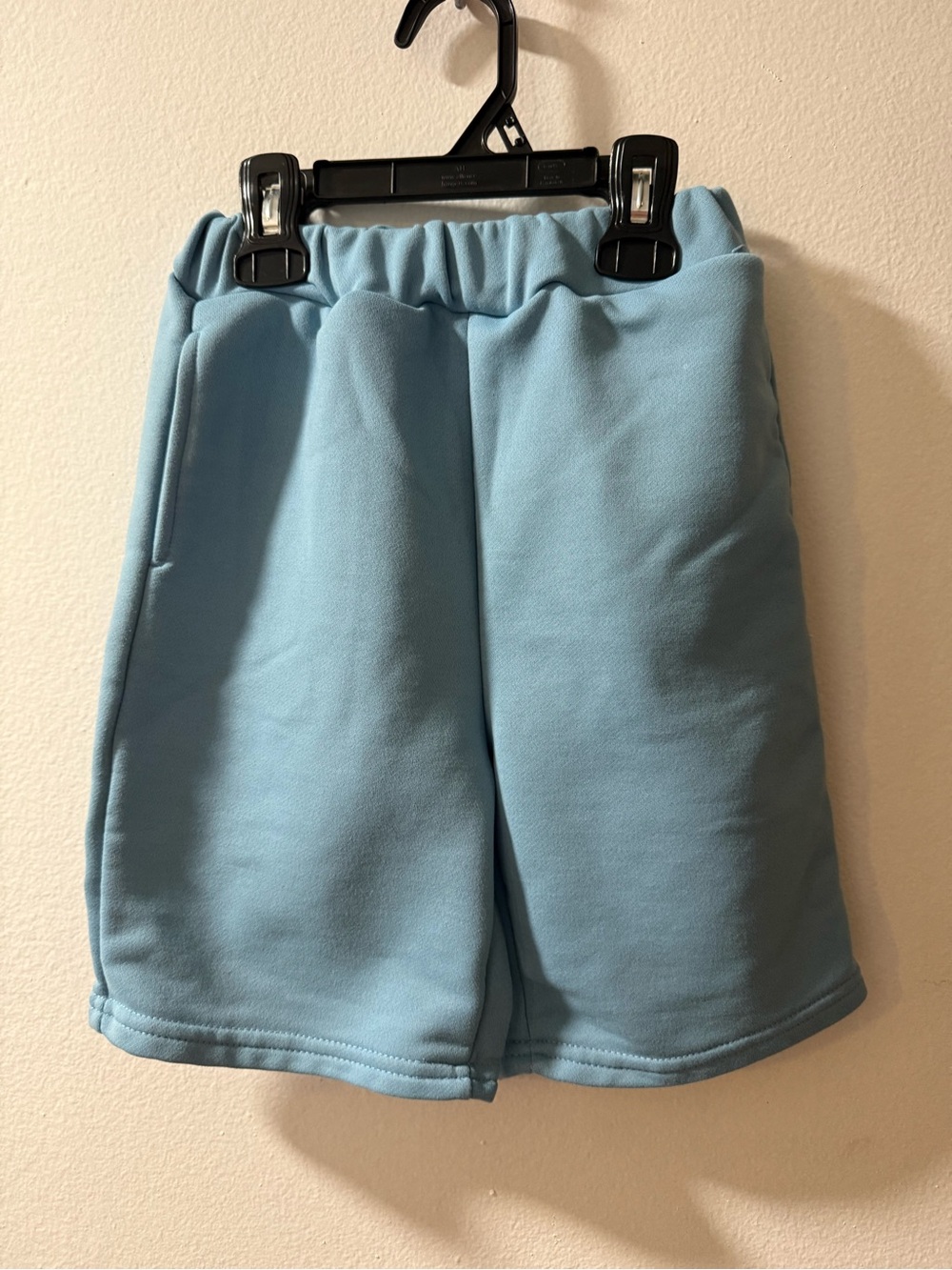 SHEIN Kids Sky Blue Elastic Waist Pull-On Shorts